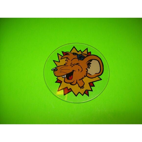 Mousin Around Pinball Machine Plastic Drink Coaster Game Mouse With Glasses - Picture 4 of 4